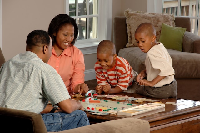 Family spending time together